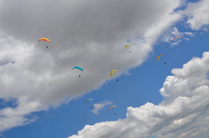 Parapente en Mina Clavero